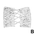 thumbnail image 4 of Plastic Hair Comb with Glass Bead Decoration - Stylish, Versatile, and High Elasticity for Various Hair Styles - 8.5*7.5cm, 4 of 9