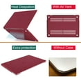 thumbnail image 2 of Mosiso 4 in 1 Macbook Pro 16 Inch Case 2020 2019 Release A2141,Hard Shell Case Cover for MacBook Pro 16’’ with Touch Bar&Touch ID, Wine Red, 2 of 6