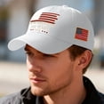 thumbnail image 3 of WKSCLPAI 250th Anniversary Hat USA 250 Years Freedoms Baseball Hat We The People Stars Stripes Flag Embroidered Baseball Cap for Commemorative 250 Years Independence(White), 3 of 8
