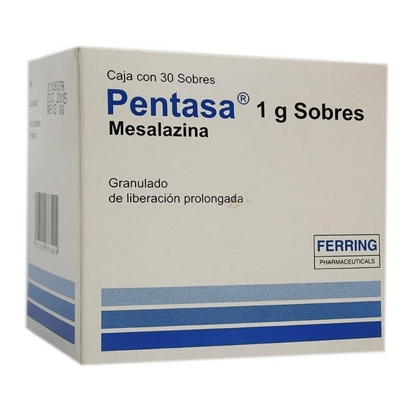 Pentasa Mesalazina 1 g granulado liberación prolongada 30 sobres