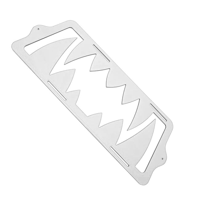 Front Grille Teeth Insert Decoration Cool Look Bumper Center Grille Replacement for Slingshot 2015-2025