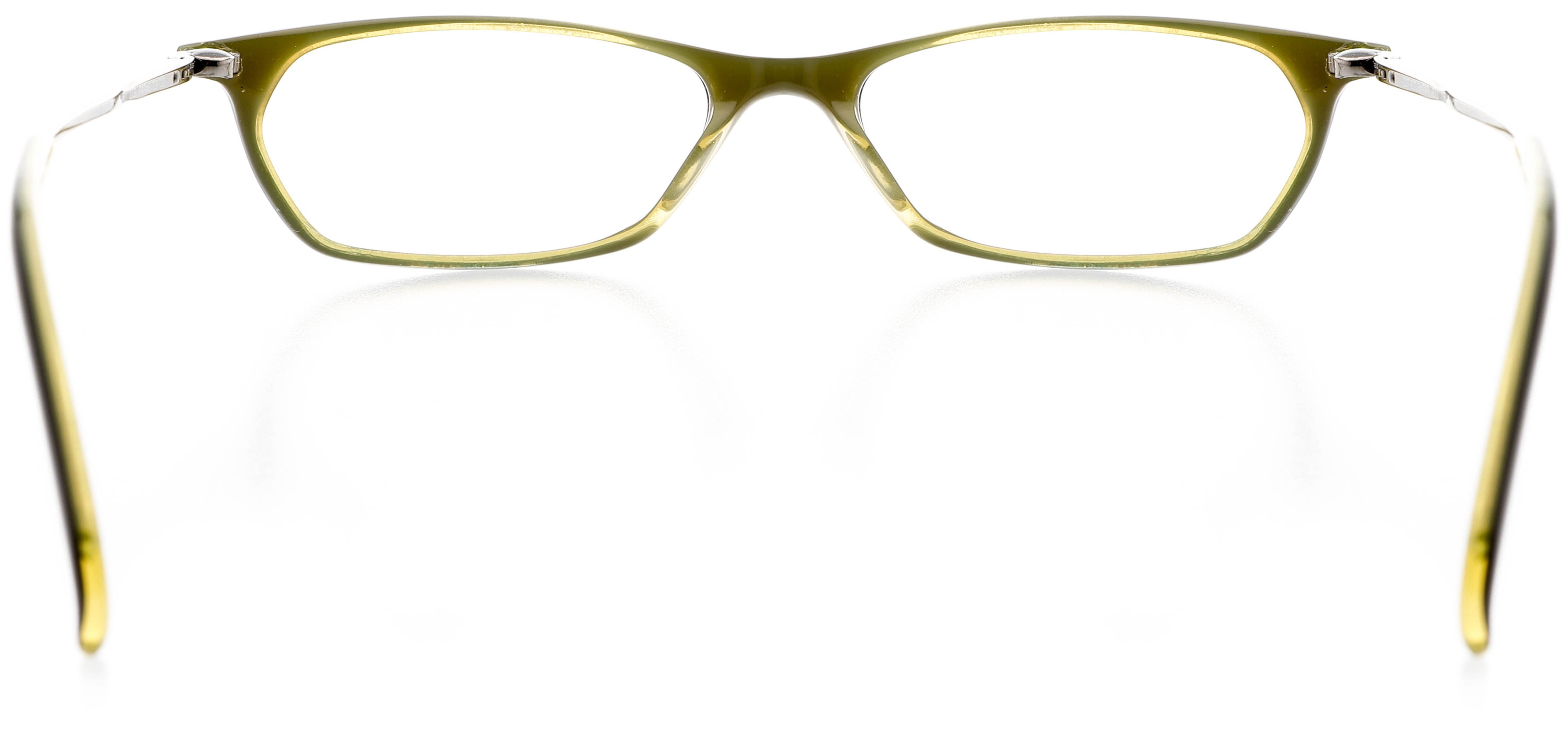 Womens Optical Eyewear - Oval Shape, Plastic Full Rim, Black 