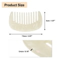 thumbnail image 4 of Peine de Cabello de Bargains Únicos Peine de Dientes Anchos Anti-Estático de Tamaño de Bolsillo para Desenredar Cabello Rizado Grueso Blanco Sirena, 4 of 7