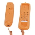 thumbnail image 1 of Spptty Kx-T628 Home Office Portable Thin Telephone Single Line Corded Desk Phone Orange, 1 of 8
