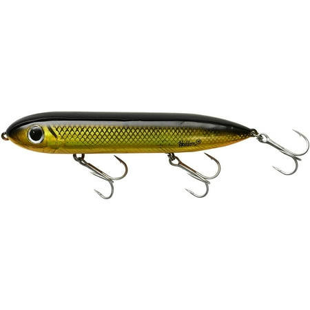 UPC: 0025436018092 | Heddon Super Spook 7/8 oz Saltwater Fishing Lure – Golden Shiner