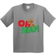 thumbnail image 3 of Inktastic Oh Snap Broken Gingerbread Youth T-Shirt, 3 of 5
