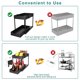 thumbnail image 2 of Organizador De 2 Niveles Debajo Del , Organizador De Cestas Deslizantes Para Gabinete, Estante De Almacenamiento Con , Organizador De Tazas Colgantes Para Cocina, 2 of 5
