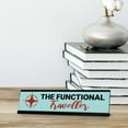 The Functional Traveller, Black Frame Desk Sign (2x8) - Walmart.com