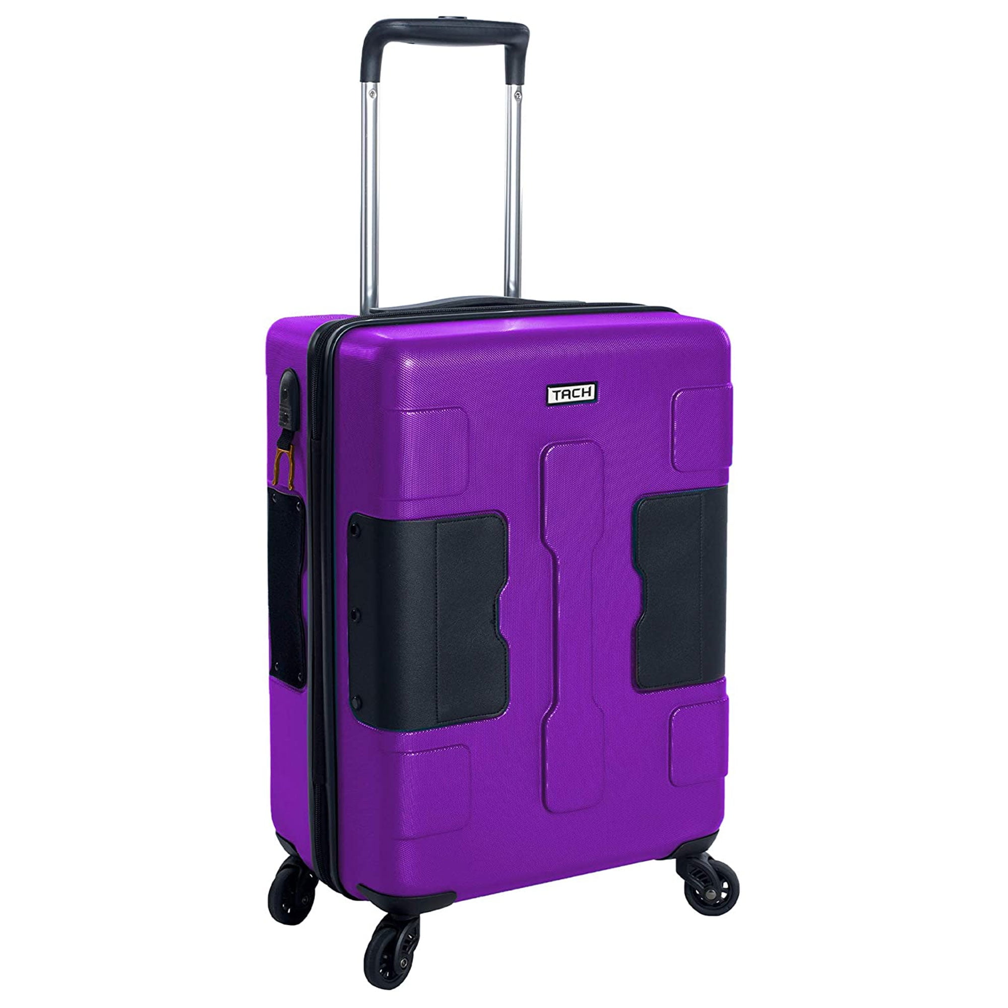 TACH V3 Connectable Hard Shell Carry On Suitcase Luggage Bag, Purple