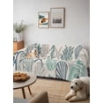 thumbnail image 6 of Blue Teal Coastal Couch Cover for 2 Cushion Couch, Summer Beach Starfish Coral Nautical Rustic Washable Love Seat Sofa Covers Slipcover, Throw Sofa Covers for Pets, Furniture Protector 71"x102", 6 of 9
