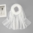 thumbnail image 5 of HuangHuanChen Shawl Wraps for Women Lace Hijab Soft Lightweight Shawl With Elegant Lace Trim Non Head Scarf For Womens Everyday Wear Shawls and Wraps for Evening Dresses One Size, 5 of 7