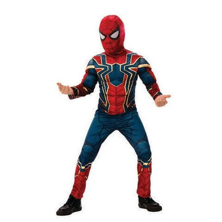 Rubies Iron Spiderman Boys Halloween Costume (Best Iron Man Costume)