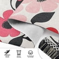 thumbnail image 6 of Yayeee Runner Rug for Bedroom 2'x6' Machine Washable Hallway Non Slip Mat, Pink and Red Flowers, 6 of 8