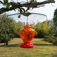 thumbnail image 6 of 13" Glass Rain Cover for Bird Feeder Outdoors - Baffle on Shepherd Pole/Post or S Hook Hanging - Large Weather Guard Protective Dome - Clear (Dia. 33CM), 6 of 9