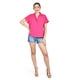 thumbnail image 5 of Blusa casual manga corta Roman Fashion /Juvenil, 5112 (Fiusha) fucsia G, 5 of 5