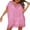 Pink, variant on Bathing Suit Cover Ups St.Patricks Day Beach Cover Up for Women Batwing Sleeves Green Alsol Lamesa