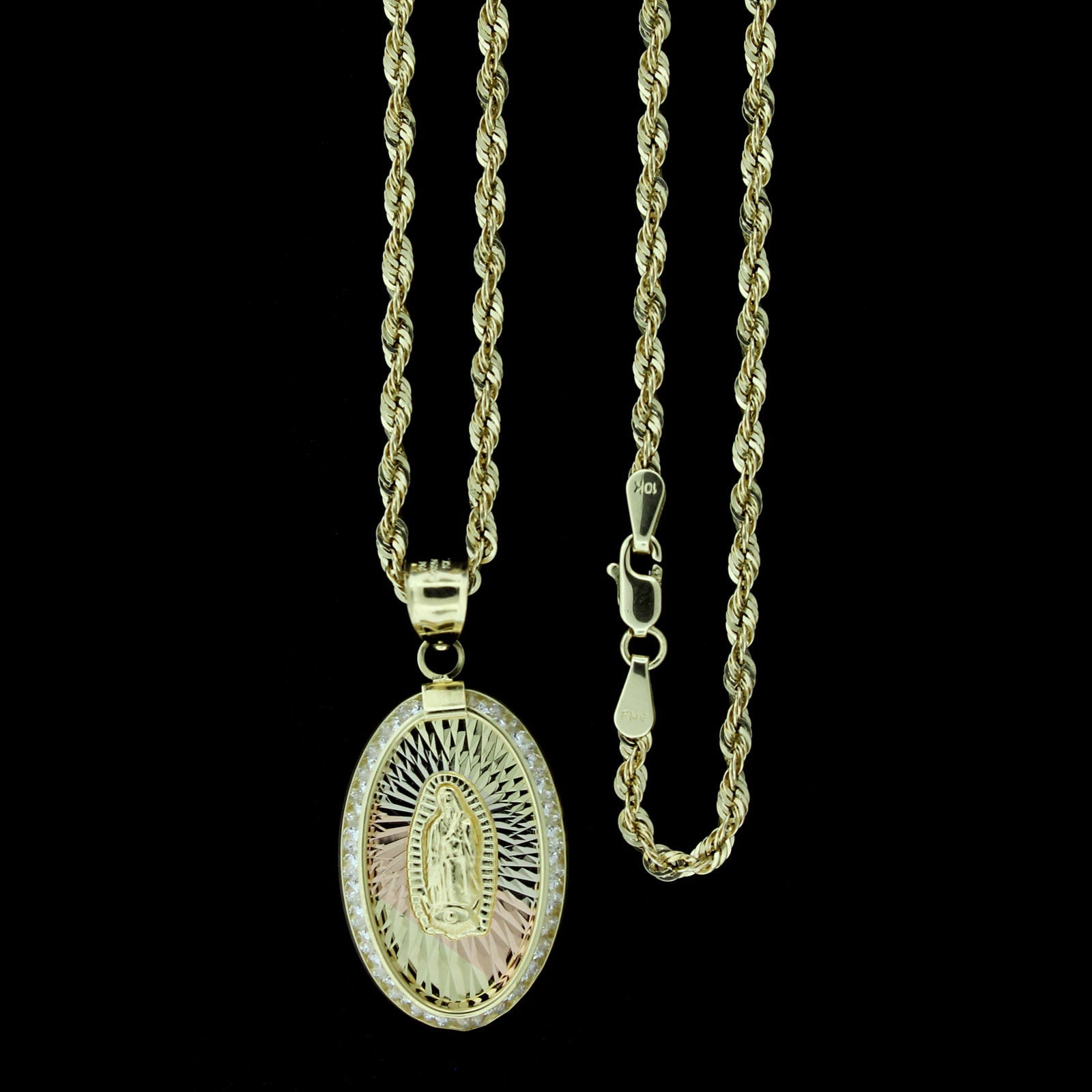 Virgin Mary Necklace Pendant For Men Woman Holy Mother Ave Maria Prayer  Necklaces Gold Silver Color Vintage Jewelry Gift | Fruugo AE