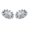 thumbnail image 1 of Juego De Cubiertas Cromadas Para Eje, 2 Piezas De Repuesto, Elegante Cubierta Para Rueda De Eje Delantero, Brillante Para Camiones, Semirremolques Y Vehículos, 1 of 7