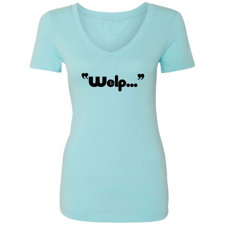 Welp Womens V-Neck T-Shirt