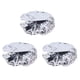 thumbnail image 1 of 6 unids desechables peluquería casquillo de papel de aluminio impermeable elástico baño capuchas gorro de ducha de plata, 1 of 5