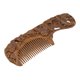 thumbnail image 5 of Peine de Dientes Anchos de Sándalo Natural Antiguo Peinado Peine Desenredante Yuyangstore Peineta De Sándalo Mujer, 5 of 6