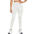 thumbnail image 3 of A AGROSTE Seamless Workout Leggings for Women Scrunch Butt Lifting Leggings Booty High Waisted Yoga Pants Gym Leggings White-XL, 3 of 8