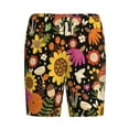 thumbnail image 4 of Fotbe Sunflowers Mushrooms Pajama Shorts for Men, Men's Pajama Bottoms, Sleepwear,Short Pajama Pants-Large, 4 of 9