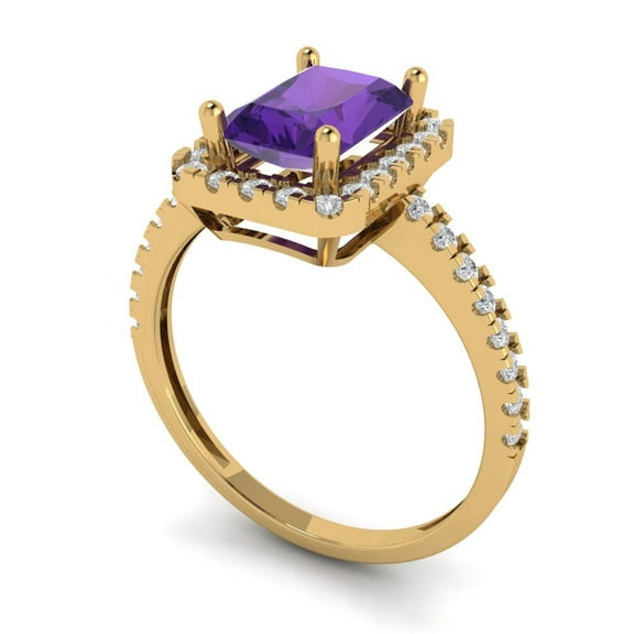 3.25ct Round Cut Yellow Natural Citrine 18k White Gold Engraving Statement Bridal Wedding Three-Stone Designer Ring Size 7.75