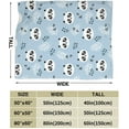 thumbnail image 4 of Panda Blanket for Women Girls Soft Cozy Panda Animal Stuff Decor Throw Blanket Plush Warm Panda Fleece Flannel Gifts Blankets for Adults Kids 50"x40", 4 of 6