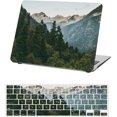 thumbnail image 1 of Case Cover for MacBook Pro 13 inch 2015 2014 2013 2012 A1502 A1425 with Retina Display, Slim Plastic Laptop Skin & Keyboard Cover for MacBook Pro 13 Retina,Forest Alpine, 1 of 7