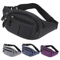 thumbnail image 3 of Men's Waist Pack Nylon Sport Fanny Bags Boy Drop Leg Bags Hip Bum Belt Bag Travel Riding Motorcycle Crossbody Purse Pouch, 3 of 12