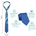 thumbnail image 6 of Exotic Tie & Pocket Square Set: Botanical Print Tie, Vibrant and Colorful for Summer Gatherings, 6 of 6