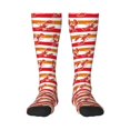 thumbnail image 1 of Balery Red Lobster Calcetines novedosos Calcetines deportivos Calcetines hasta la rodilla Calcetines de algodón Calcetines originales y geniales, 1 of 6