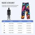 thumbnail image 2 of Salouo Vibrant Graffiti Urban Art Print Pajama Pants for Men, Lounge Pants Elastic Waistband Casual Men's sleepwear Loungewear Sleep Pajama Pant -X-Large, 2 of 7