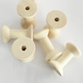 thumbnail image 4 of LOVEVER thread spool 20Pcs Unfinished Wood Spools Empty Wooden Thread Spools for Sewing Crafts, 4 of 7