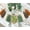 Green and Brown, variant on Half Birthday Party Decoration Kit Blue and Khaki for 6 Month or 1/2 Birthday Boy