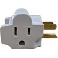 thumbnail image 2 of Hug-a-plug Dual Outlet Wall Adapter, White, 2 of 3
