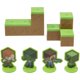 thumbnail image 4 of DecoSet&reg; Mobs Beware Minecraft - Decoraci&oacute;n apilable para tartas de 6 piezas, bloques 3D entrelazados con personajes, decoraci&oacute;n de pastel de cumplea&ntilde;os segura, 4 of 10