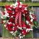 thumbnail image 1 of Decoración de puerta para el Día de la Madre y el Día de San Valentín para bodas y celebraciones Corona romántica de tulipanes, 1 of 8