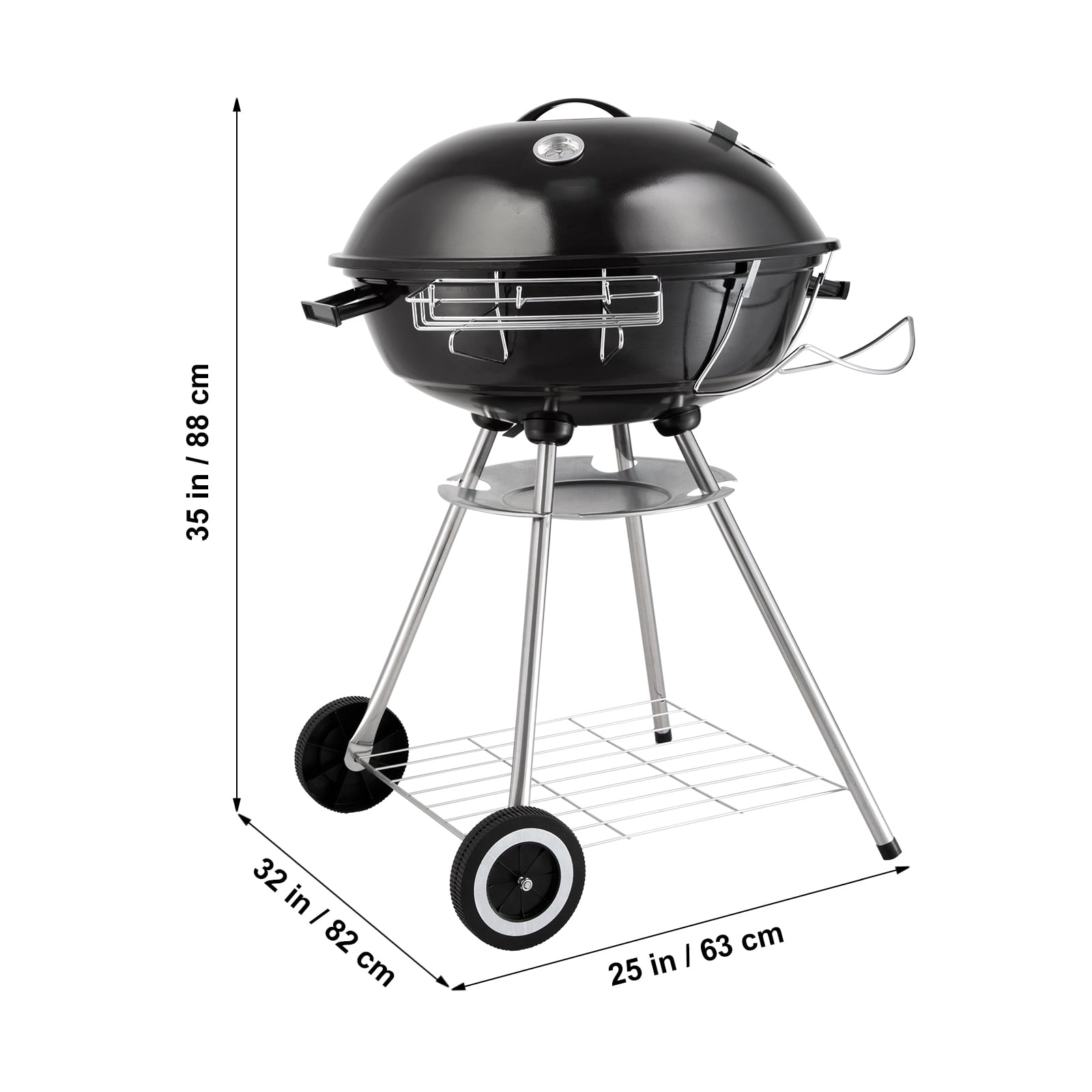 BENTISM 22 inch Kettle Charcoal Grill BBQ Portable Grill Outdoor Barbecue Cooking