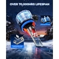 thumbnail image 3 of Bombilla LED para faro antiniebla Marsauto H11 H16 H8 14000 lm 6500 K blanco, 3 of 8
