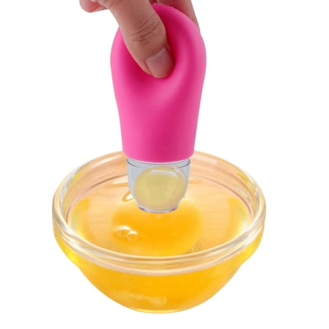 1 Uds. Separador creativo de yema de huevo de silicona separador de huevo separador de yema de huevo separador de clara de huevo y separador de yema de huevo