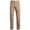 Z135 Khaki, variant on Mifsaly Men Casual Chino Pants Straight Leg Cotton Twill Trousers Lightweight Breathable Work Everyday Wear Slim Fit Pant with Pockets S