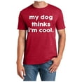 thumbnail image 1 of T-shirts pour Homme Drôles Sarcastiques Nouveauté Papa de Chien Amoureux des Animaux T-Shirts Graphiques Rouges d'Automne Taille m, 1 of 4
