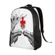 thumbnail image 2 of Fotbe Moose Kissing Under Mistletoe Mochila de Viaje para Laptop, Mochila Ejecutiva Delgada y Resistente 15.6", 2 of 8