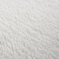 thumbnail image 3 of Lavish Home 64-28-W Body Soft Sherpa Pillow Cover with Zipper - White, 3 of 4