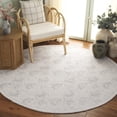 thumbnail image 2 of SAFAVIEH Ebony Fulton Oriental Area Rug, Grey/Beige, 6' x 6' Round, 2 of 10