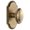 Vintage Brass, variant on Grandeur Arcedn_Psg_238 Arc Solid Brass Passage Door Knob Set - Brass
