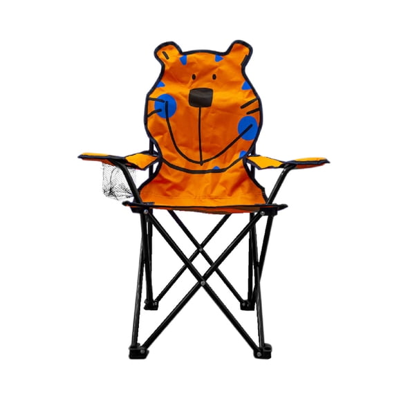 Silla Plegable Reforzada Para Camping Con Funda De Transporte Y Diseño Infantil De Pato