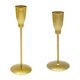 thumbnail image 3 of Candelabro de hierro de 2 piezas, candelabro de pilar, candelabros para velas cónicas para fiesta de regalo de inauguración, comedor Oro, 3 of 9